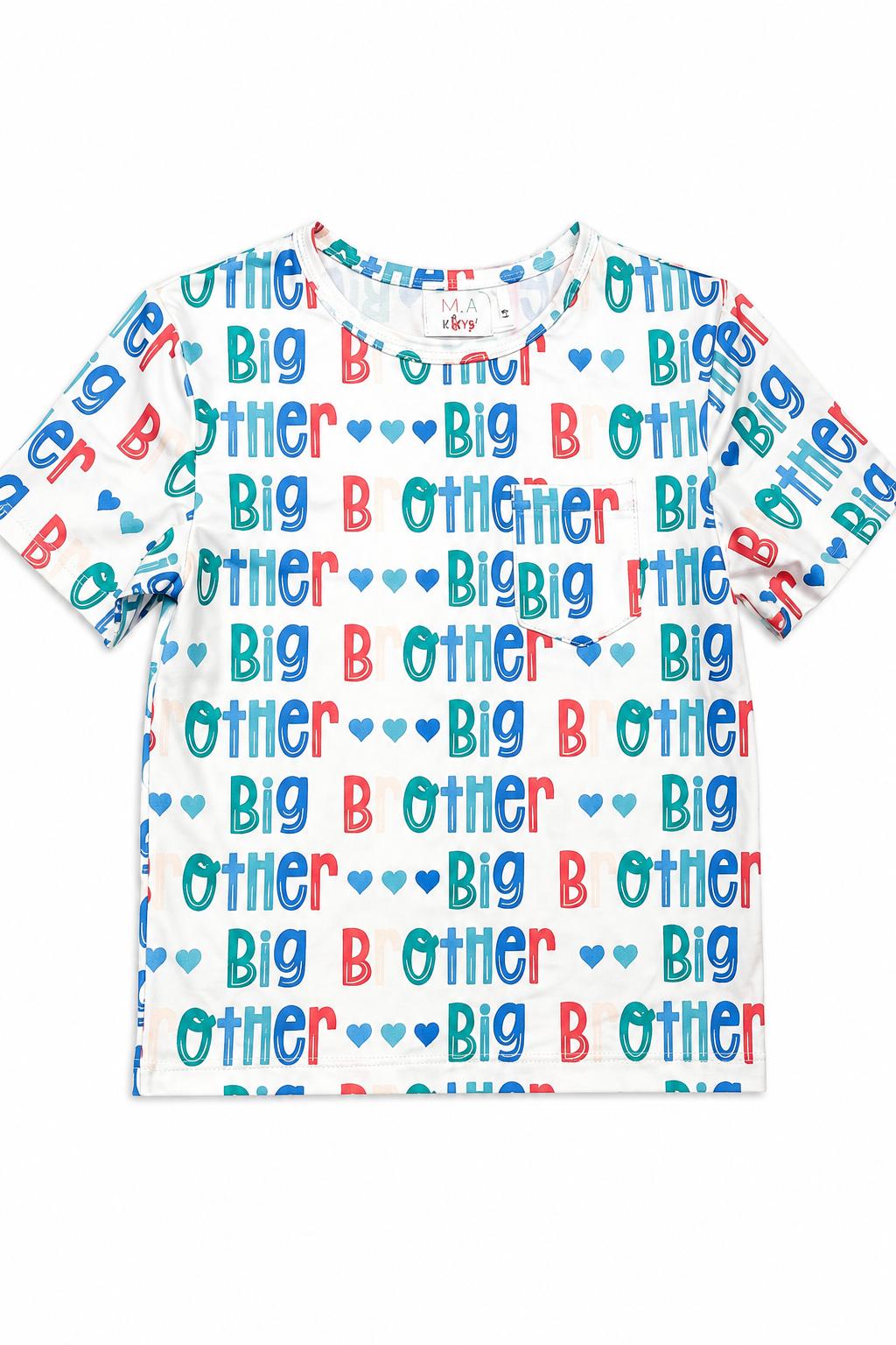 Boys Big Brother S/s Pocket Tee