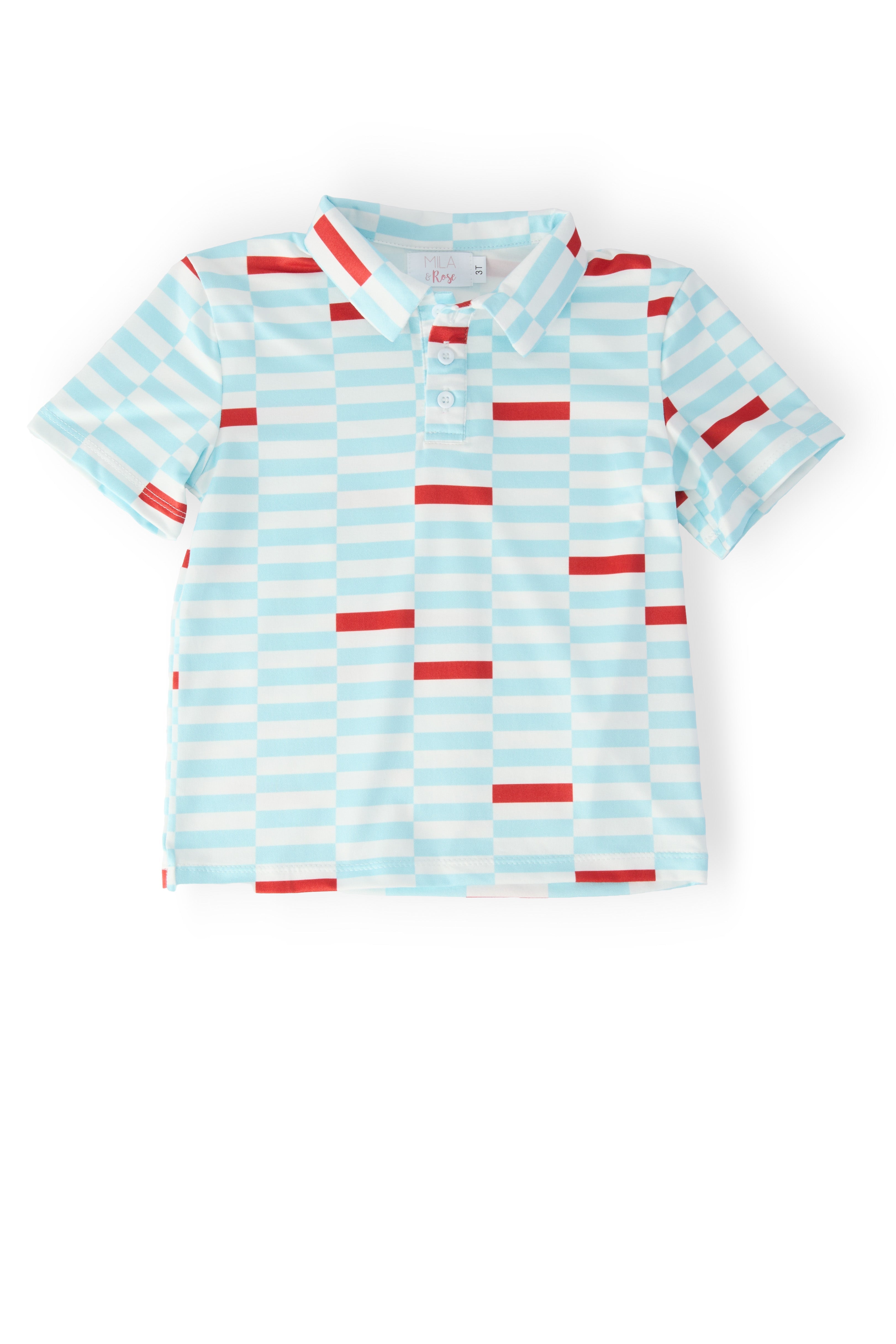 Boys Block Party S/s Polo