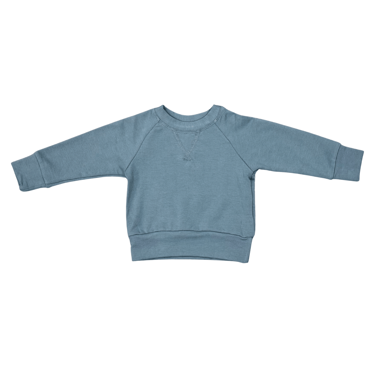 Boys Raglan Sweatshirt In Slate Mist Wash