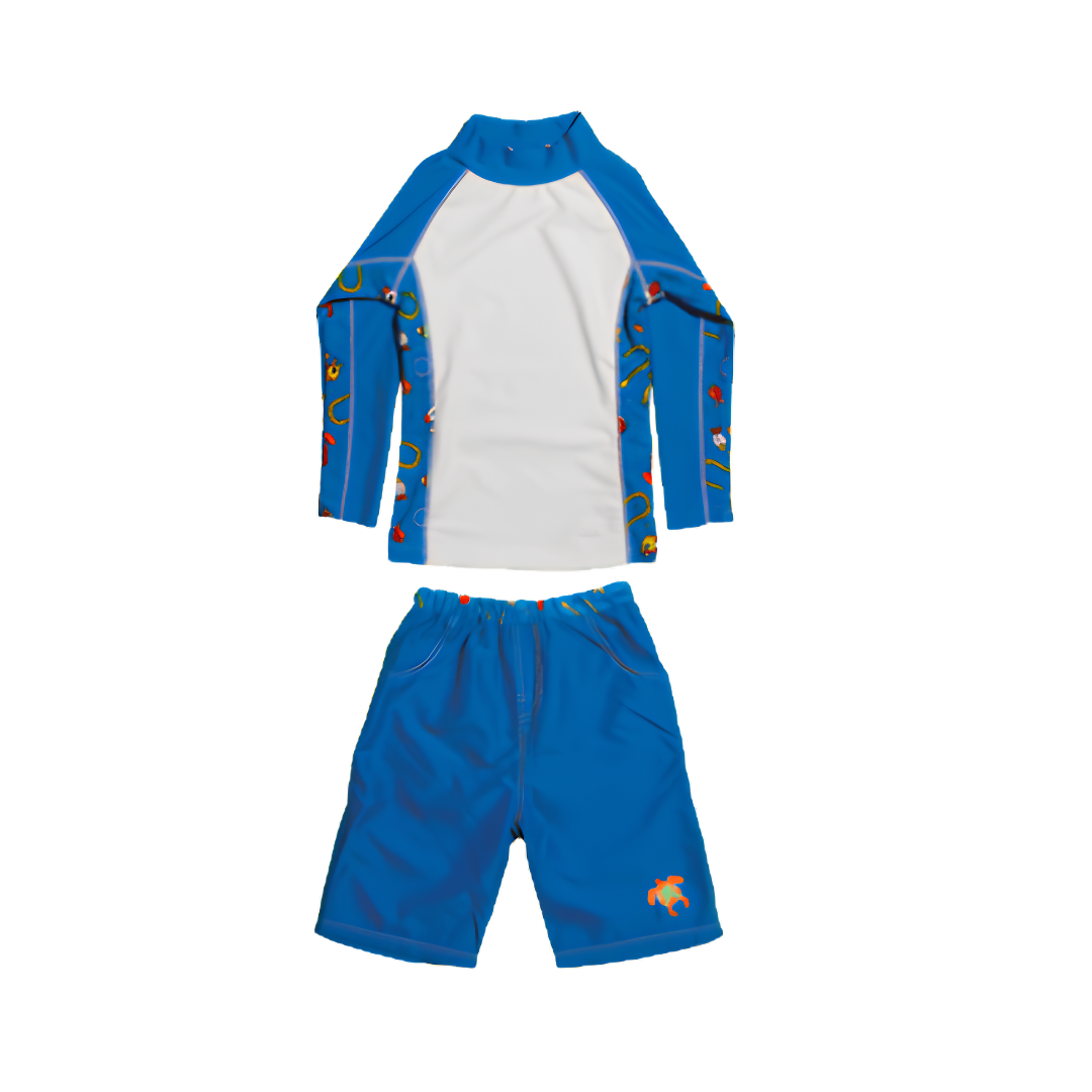 Boys 2 Long Sleeve Rashguard Set