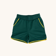 Boys' Court Shorts In Green/yellow