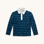 Boys' Long Sleeve Polo In Dragon