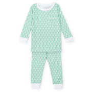 Bradford Boys’ Pima Cotton Pajama Pant Set - Golf Putting Green
