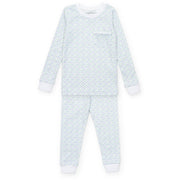 Bradford Boys' Pajama Pant Set School Plaid Blue