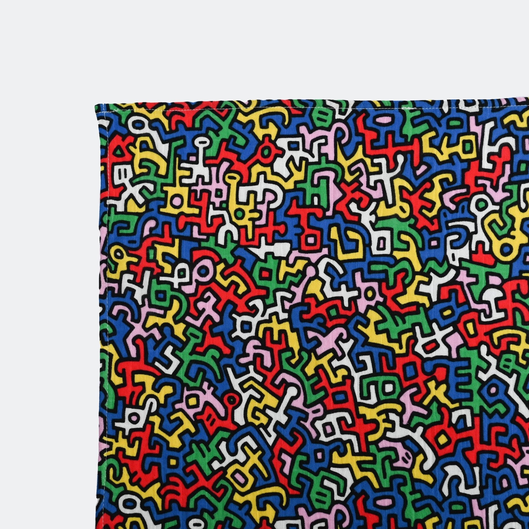 Etta Loves X Keith Haring 2-pack Muslin Squares - For 0 To 4 Months & 5+ Month Old Babies