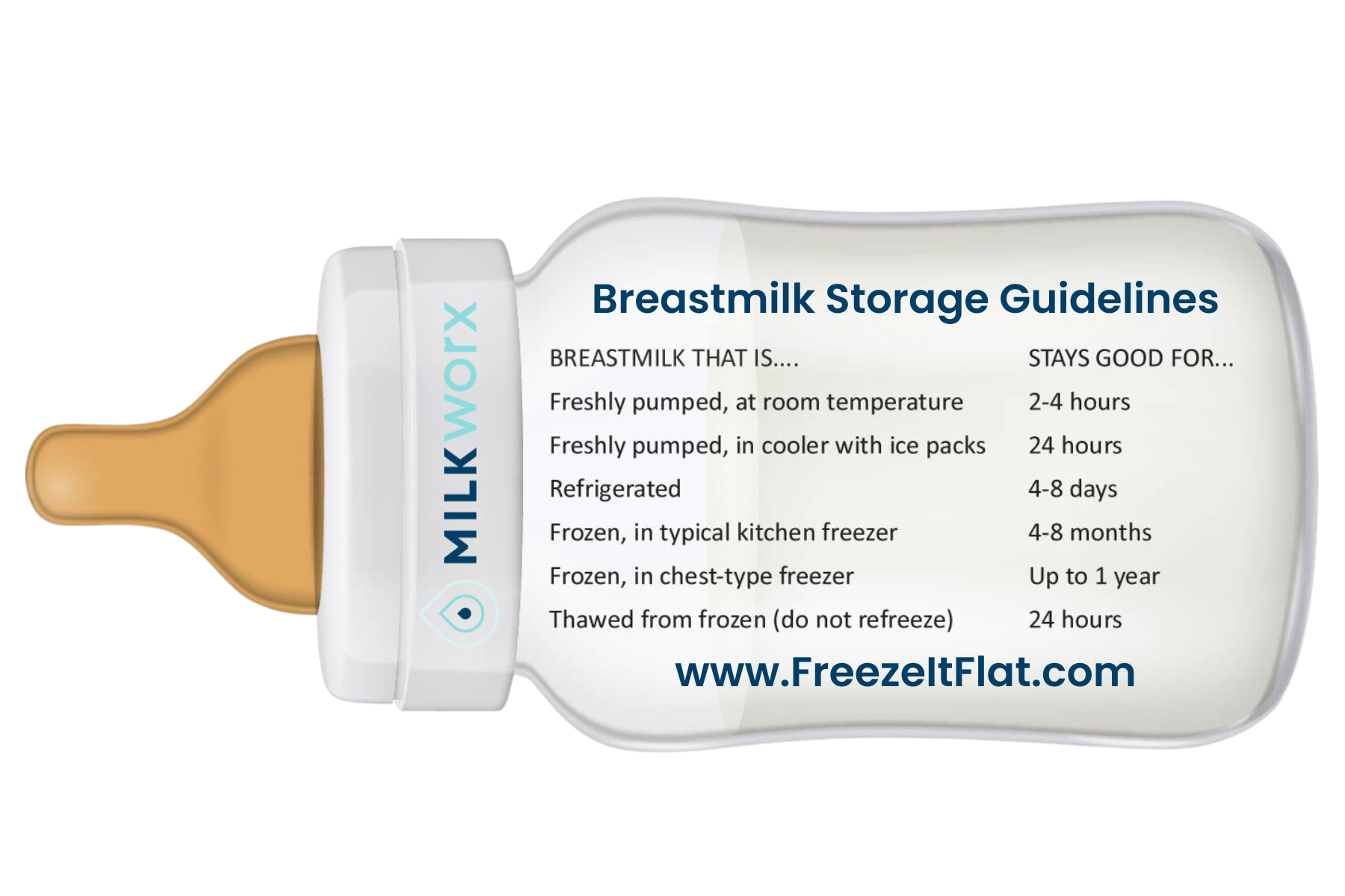 Breastmilk Storage Guidelines Magnet