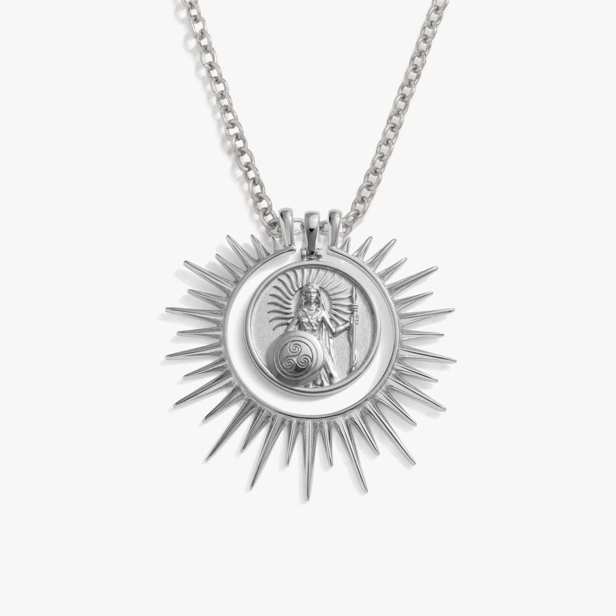 Cosmic Rays Halo Goddess Necklace