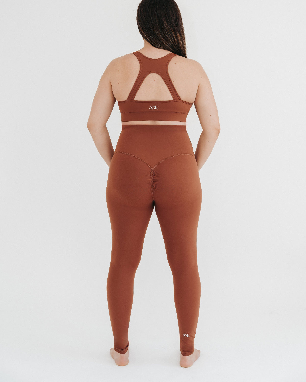 Axk Core Curve Maternity Legging - Brown