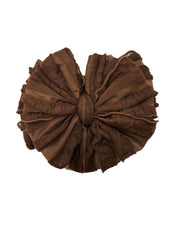 Brown | Signature Ruffled Baby Headband
