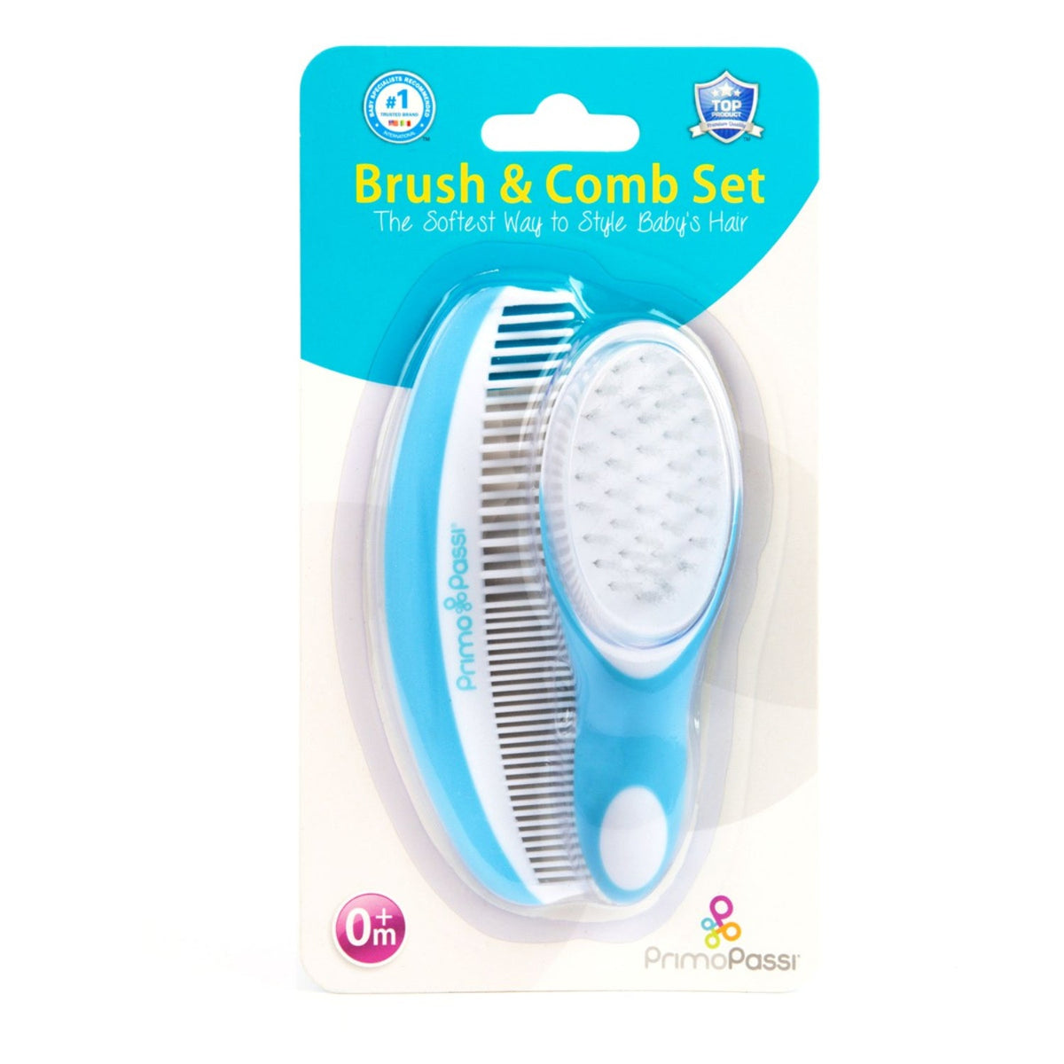 Brush & Comb Set In Blue