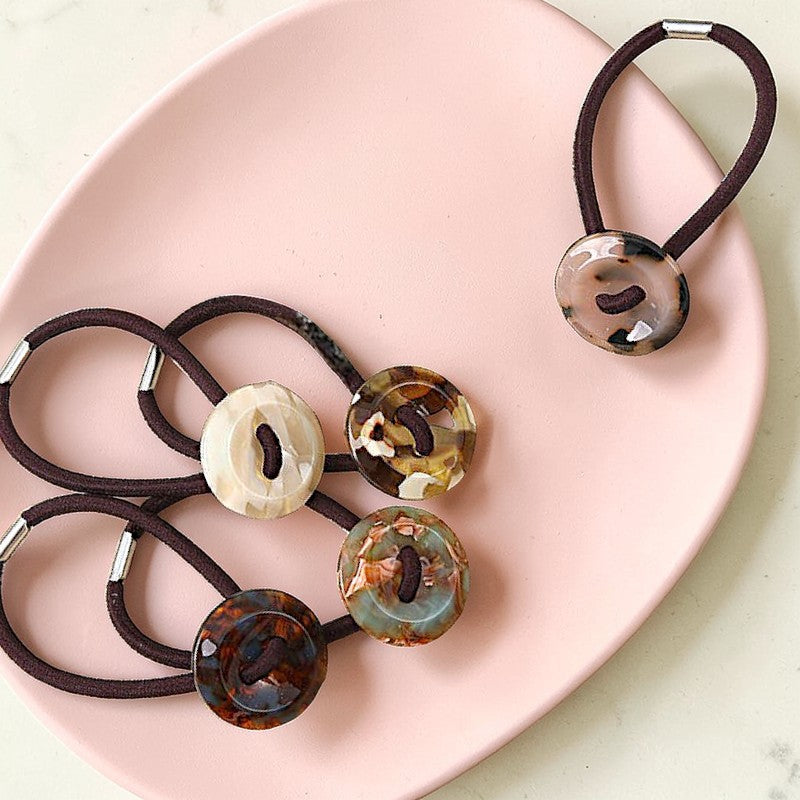 Bubble Button Hair Ties