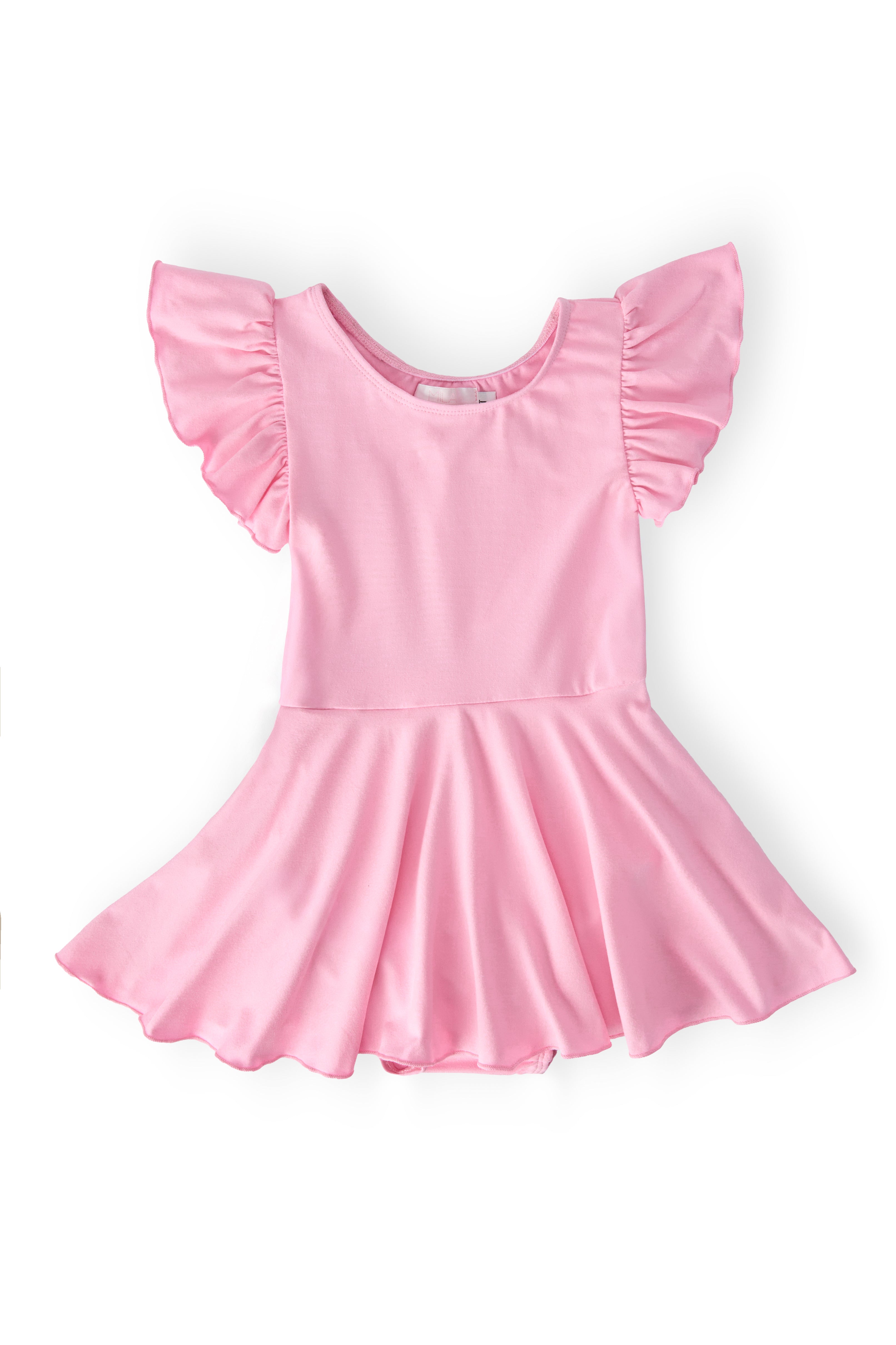 Bubblegum Pink S/s Twirl Leotard