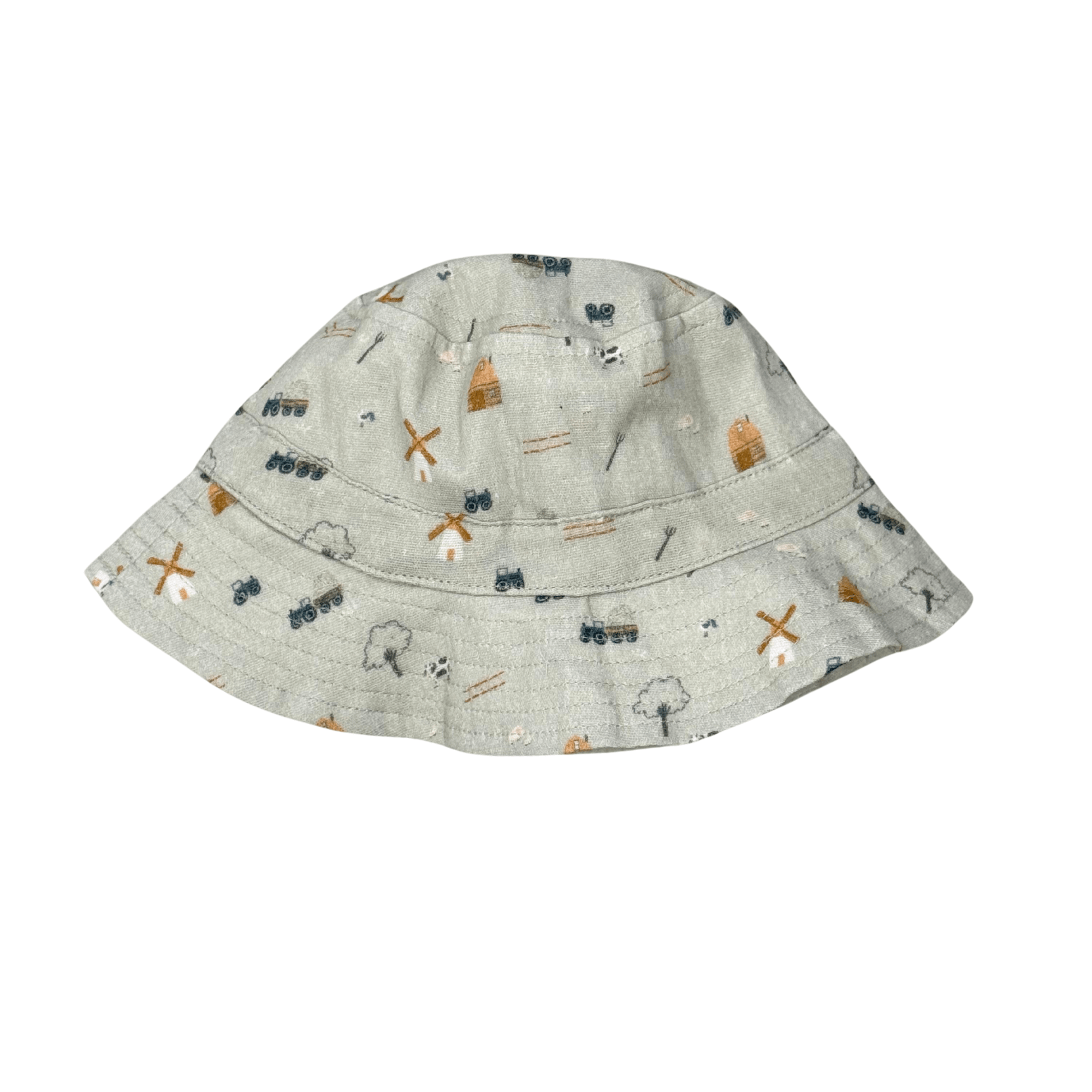 Baby Boy Bucket Hat In Farm
