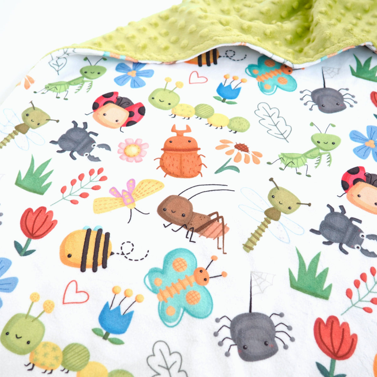 Bug Buddies Minky Baby Blanket