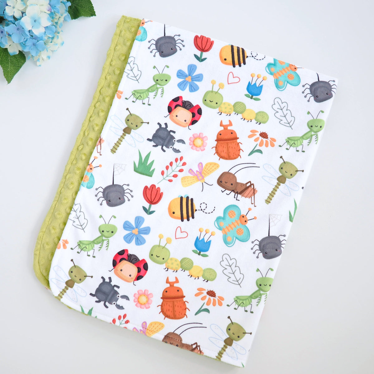 Bug Buddies Minky Baby Blanket