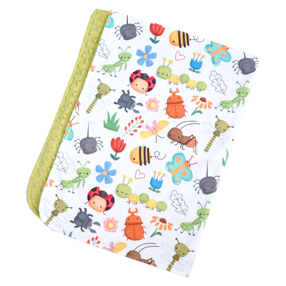 Bug Buddies Minky Baby Blanket
