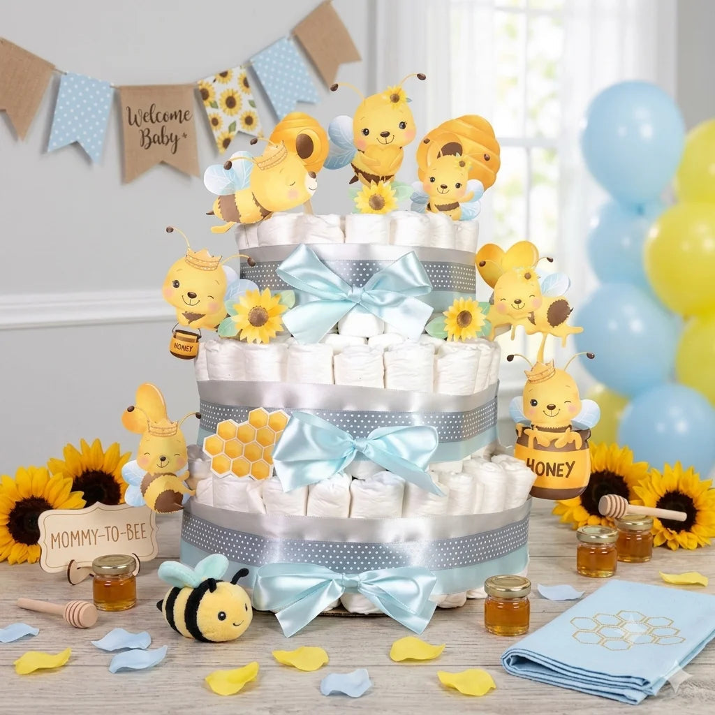Bumble Bee Diaper Cake Kit