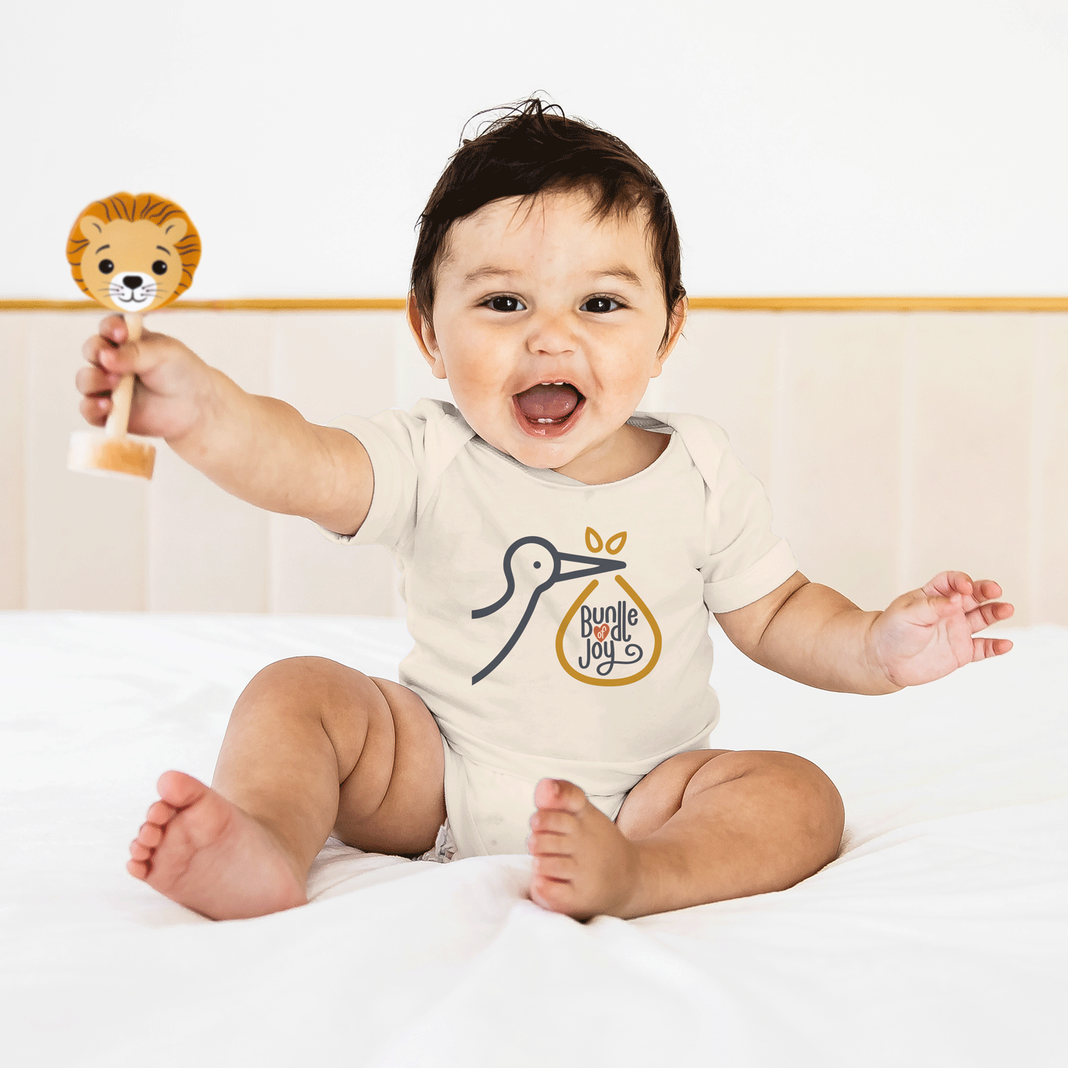 Grasp & Giggle Lion Rattle | Made In The Usa 🇺🇸