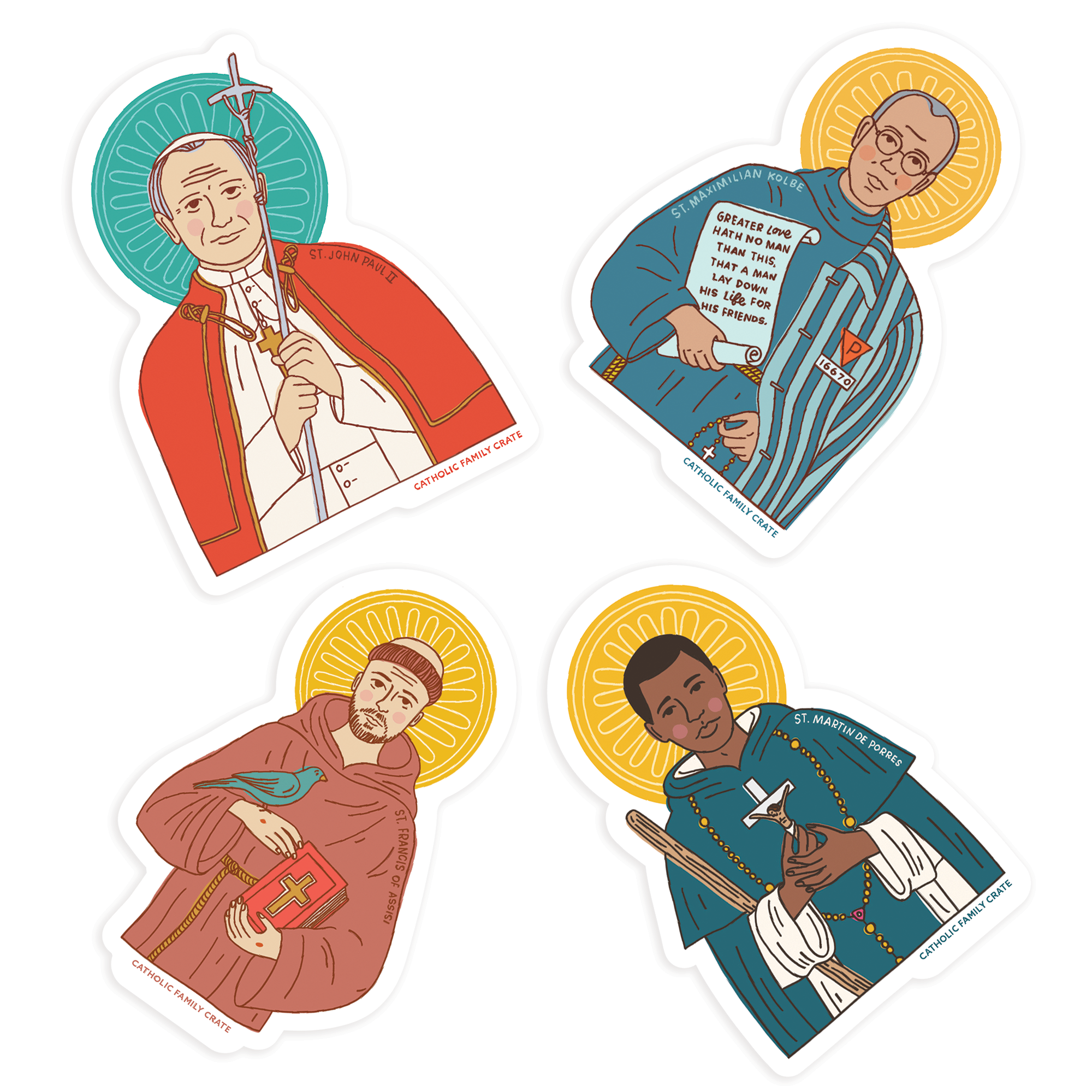 Holy Men Sticker Pack