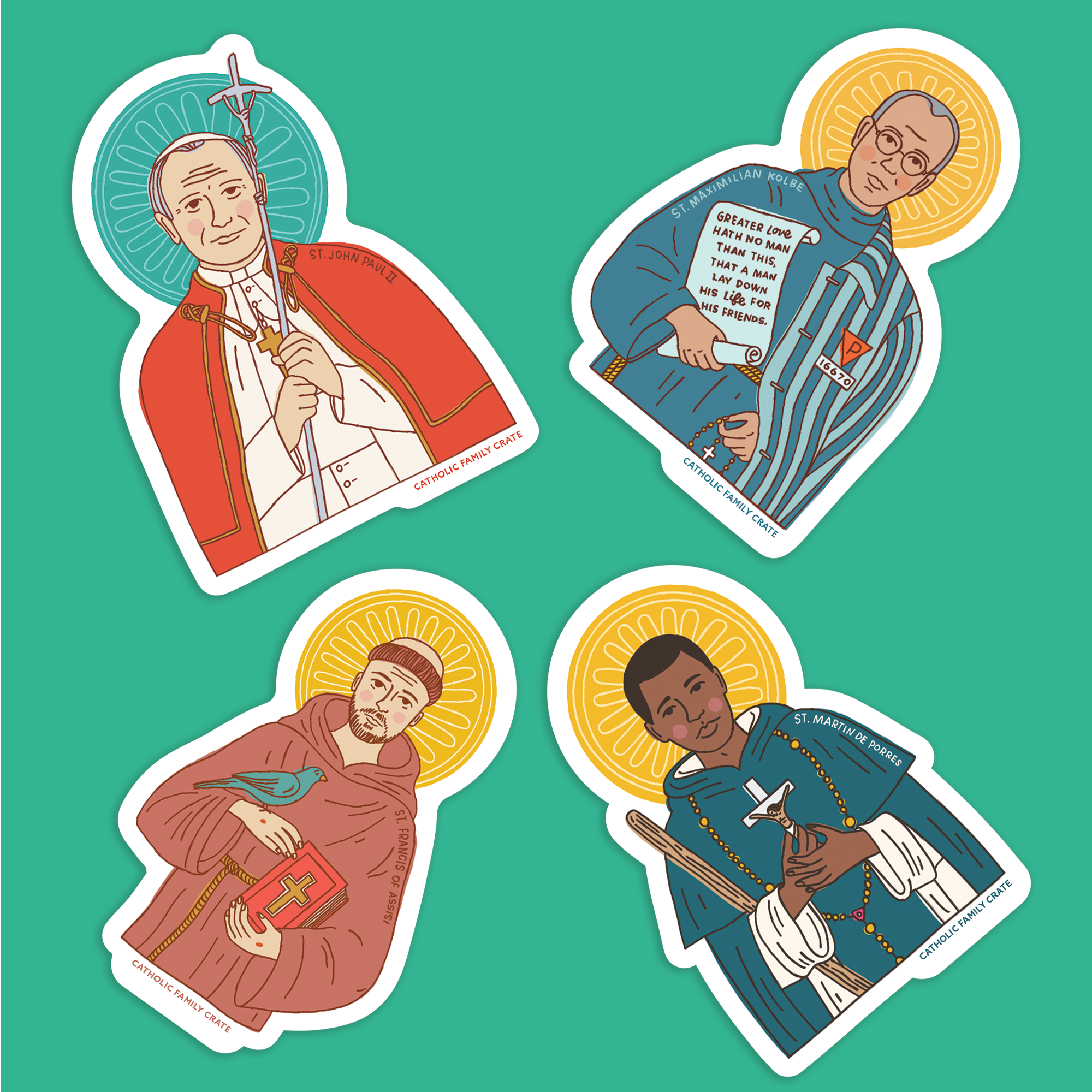 Holy Men Sticker Pack