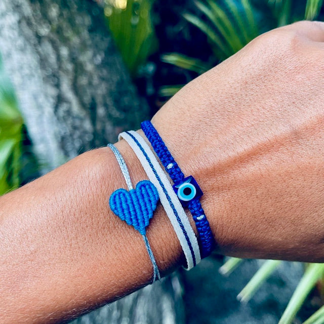 Square Evil Eye Bracelet