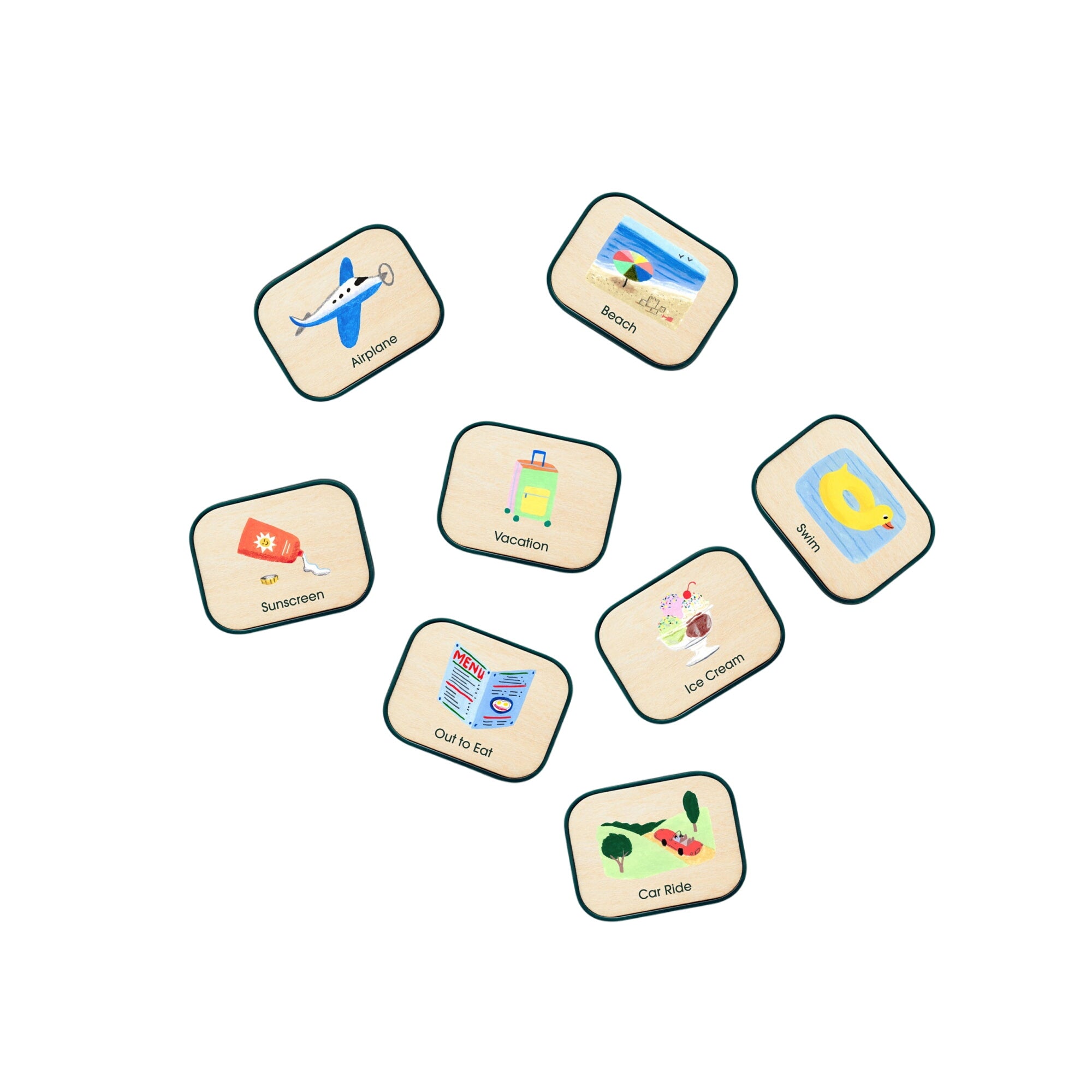 Activity Tiles—beach Vacation Bundle
