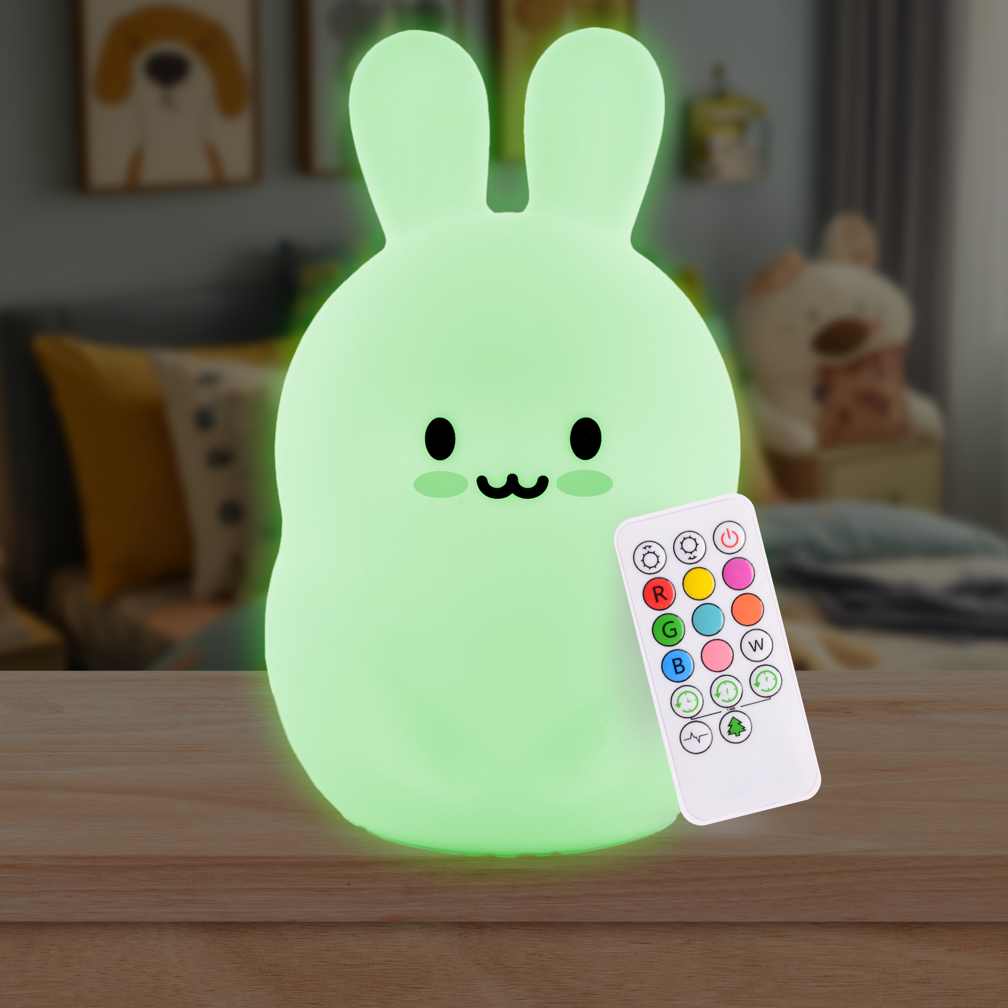 Lumipets® Baxter The Bunny- Children's Touch Night Light