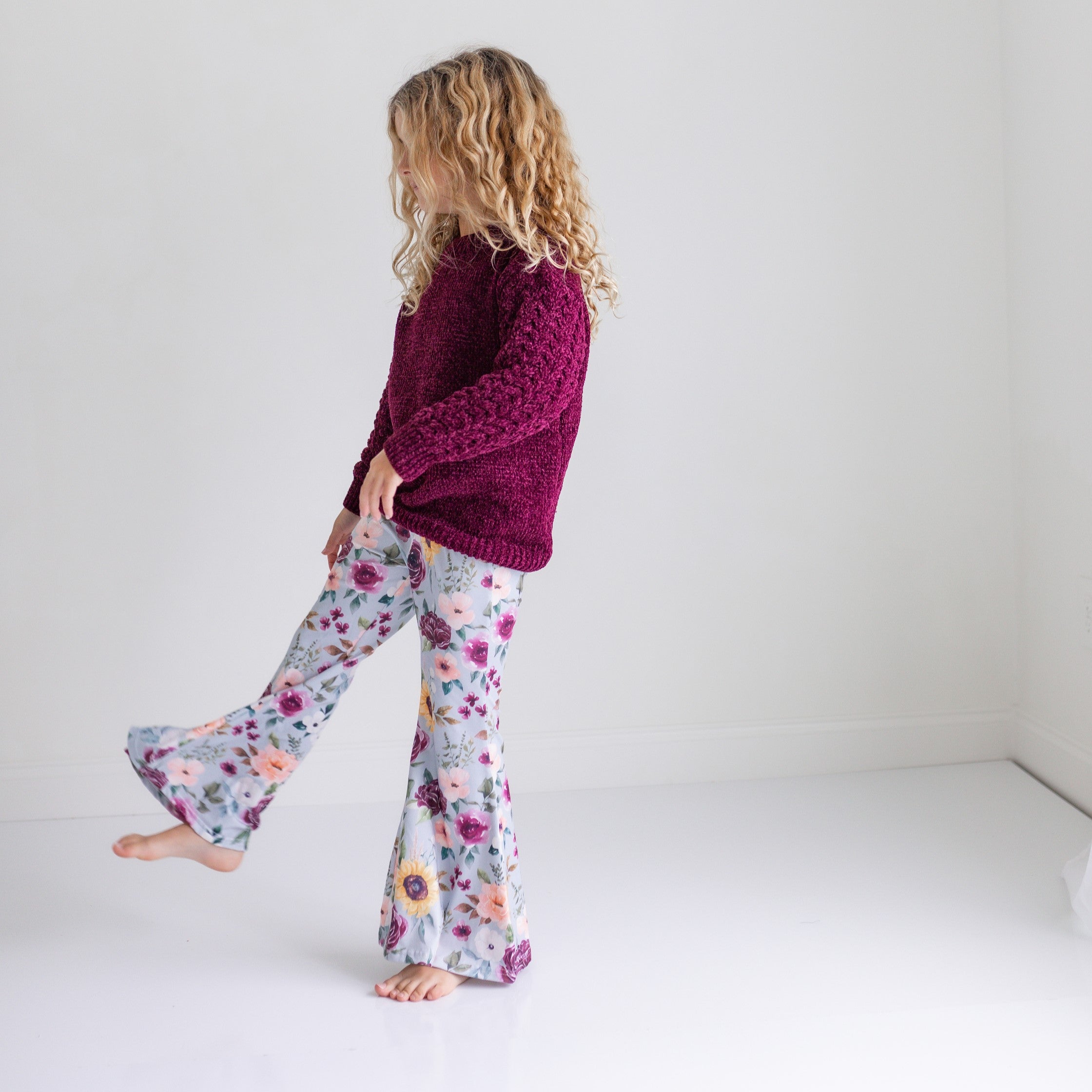 Plum Floral Sage Set
