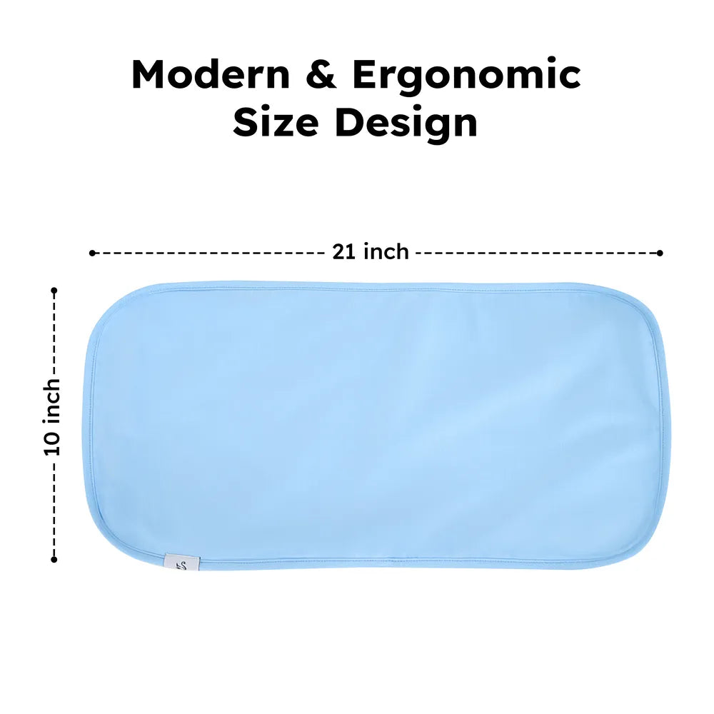 Bamboo Baby Burp Cloths In Blue Bell