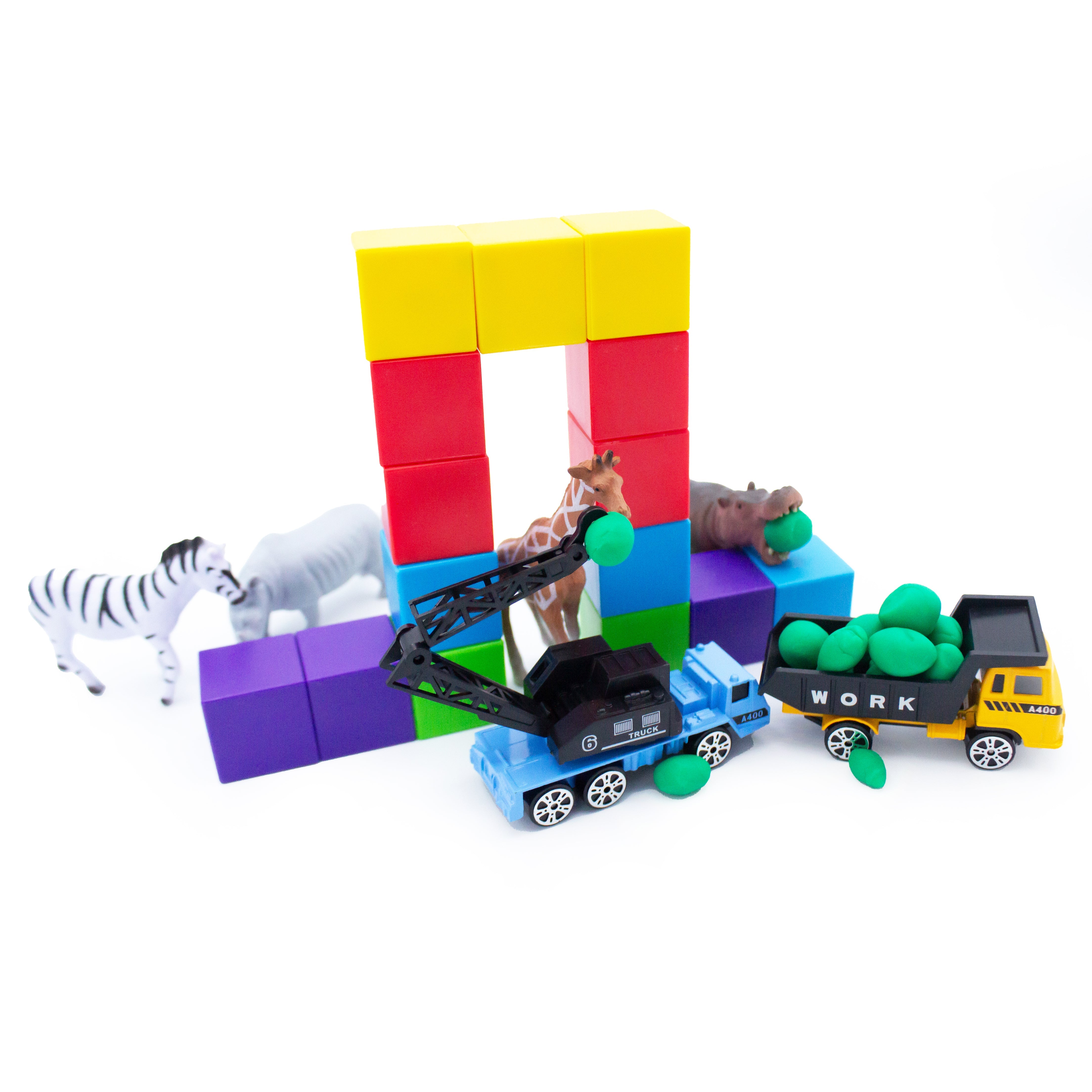 Bapronbaby 18pc Magnetic Blocks (ages 3+)