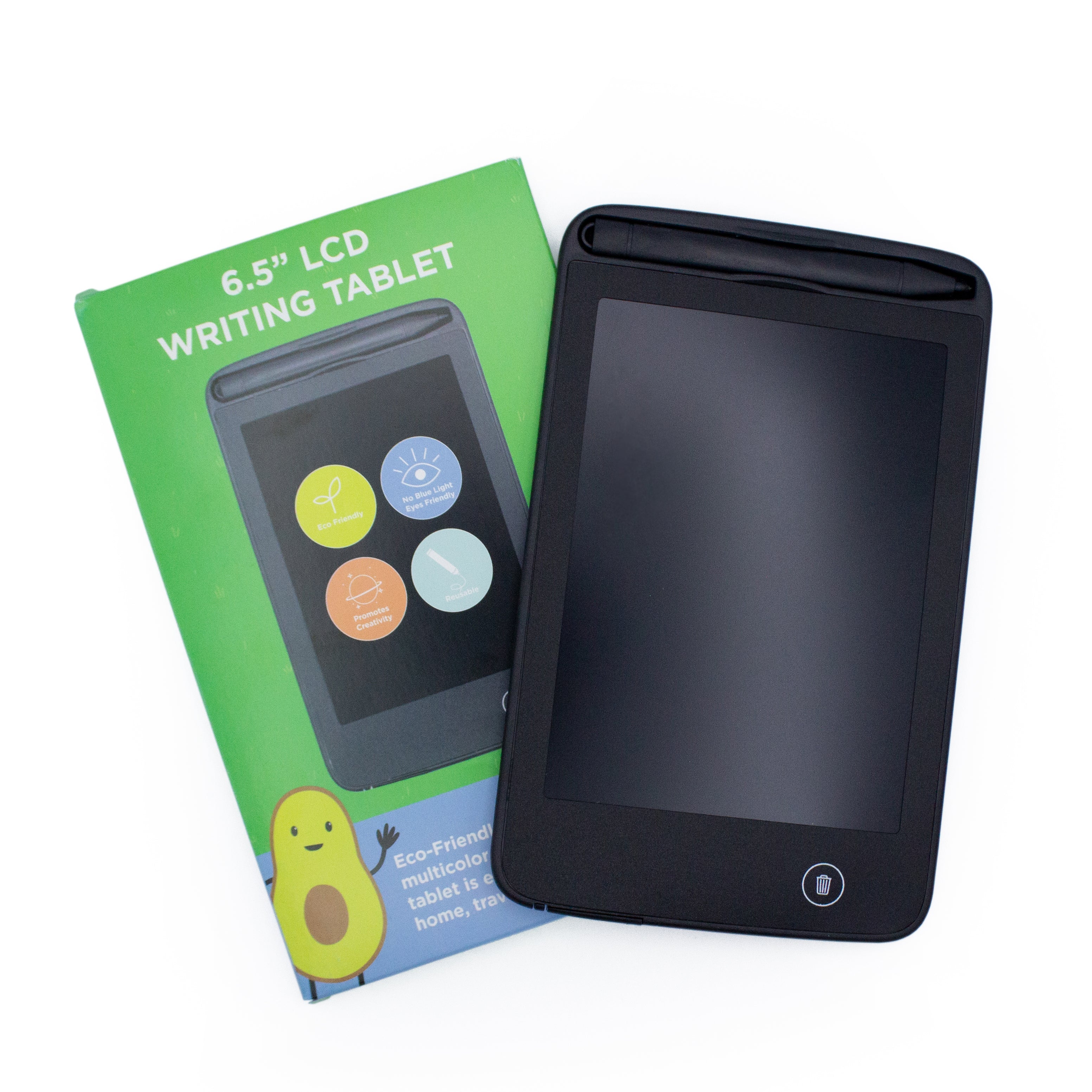 Eco-friendly Reusable Writing Tablet 6.5 Lcd Screen With Drawing Pen And Locking Switch