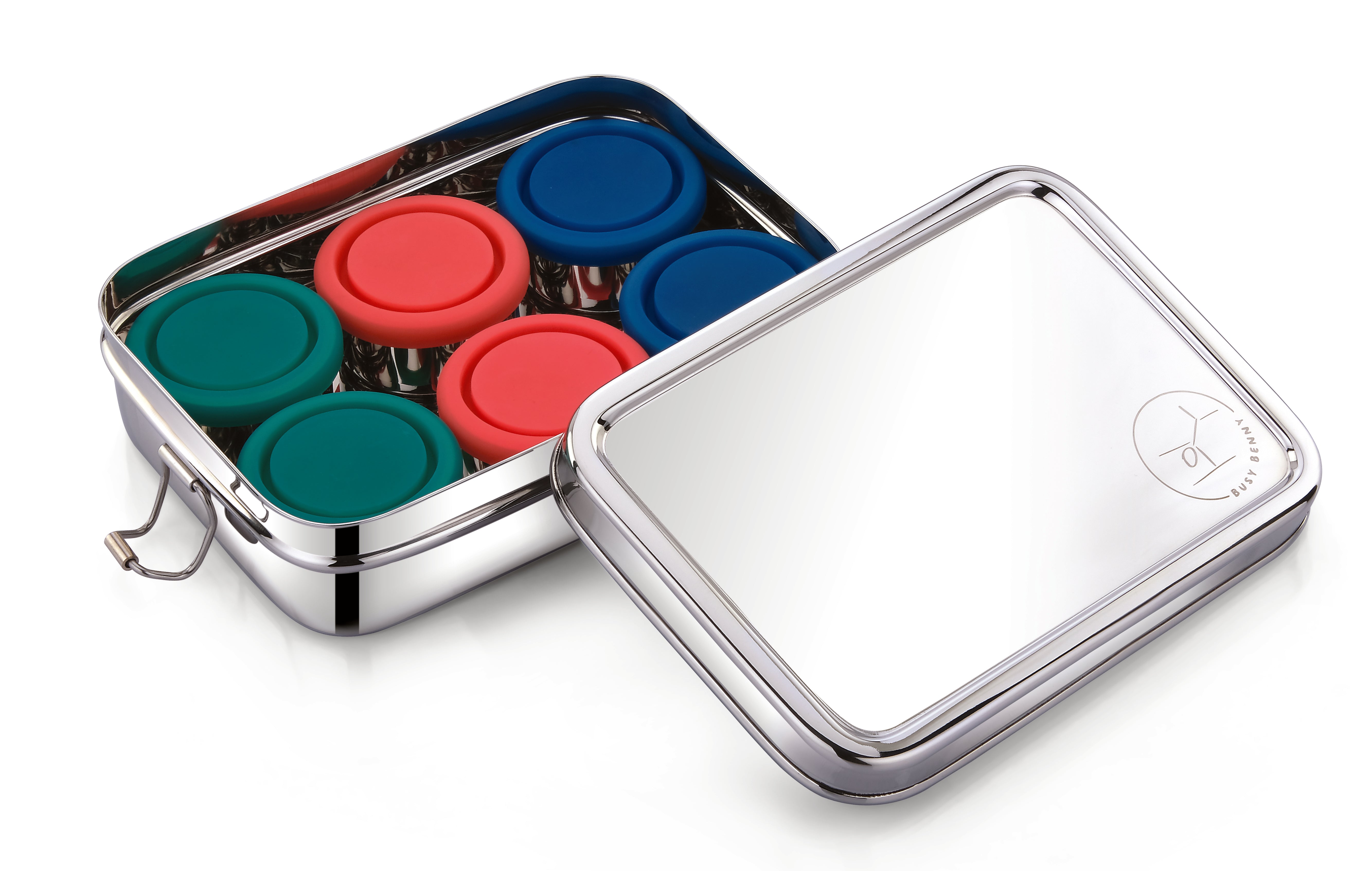 Stainless Steel Bento Snack Box For On-the-go