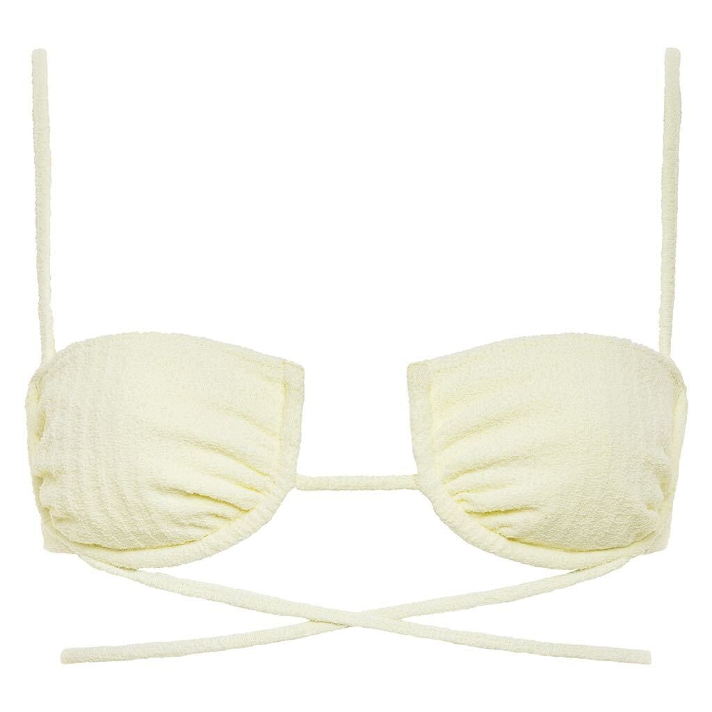 Buttercream Rib Simone Bikini Top