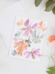 Butterflies - Seeded Birthday Card
