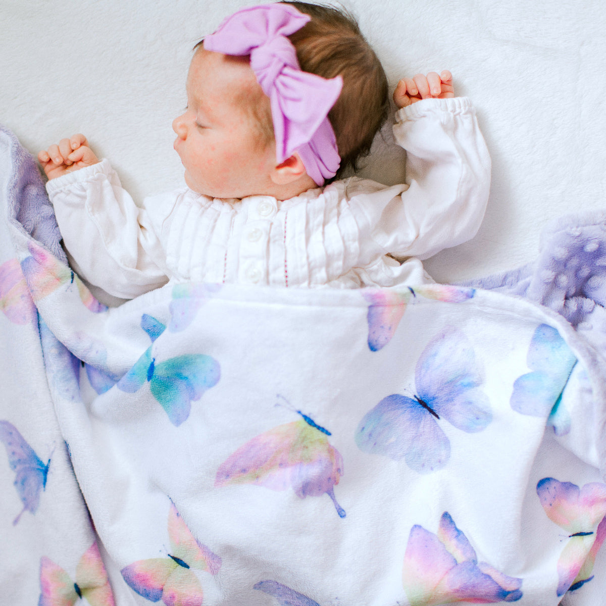 Butterfly Minky Baby Blanket