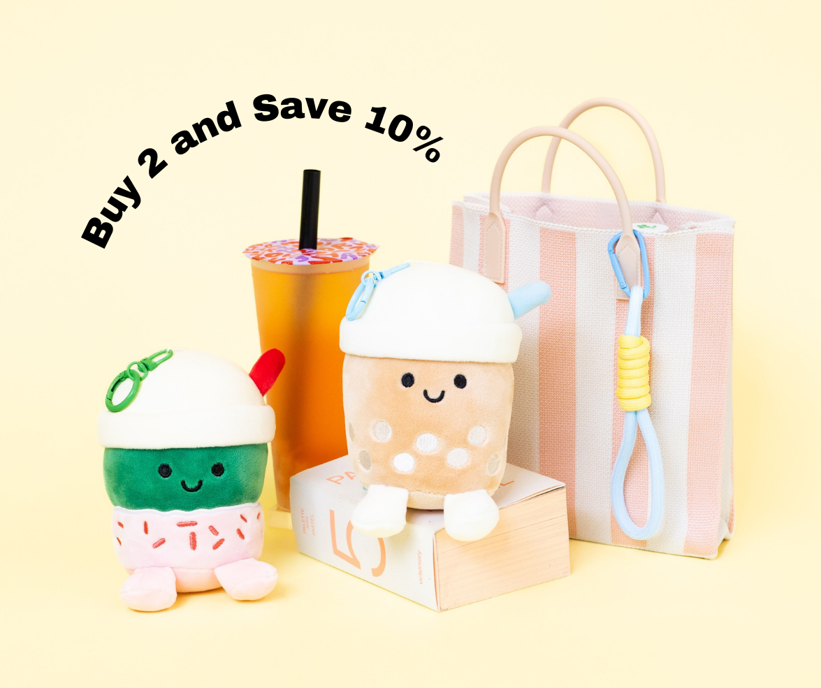 Milk Tea Plush: Boba Tote
