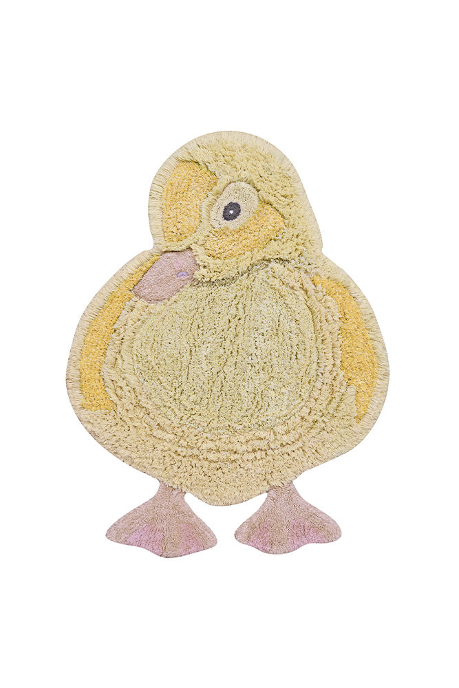 Washable Animal Cotton Rug Ducky