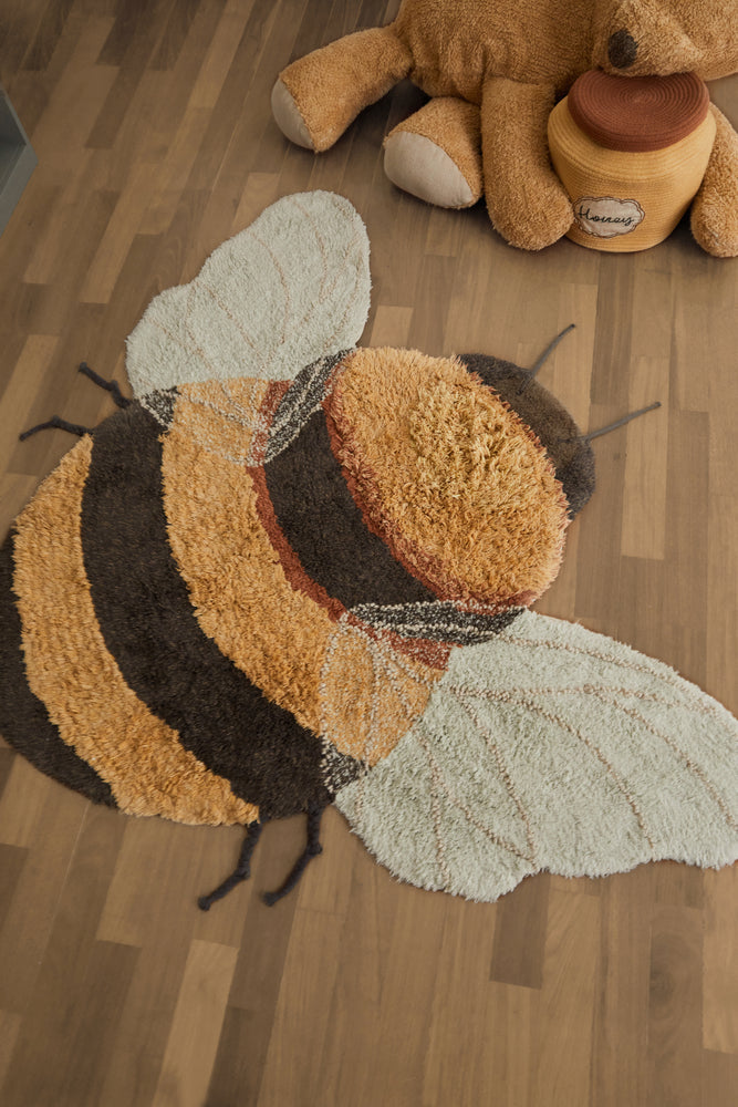 WASHABLE COTTON RUG BEE  - Planet Bee