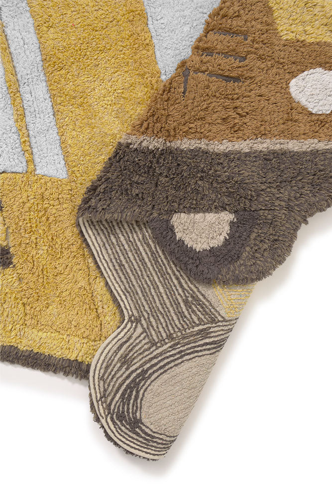 Washable Rug School Bus