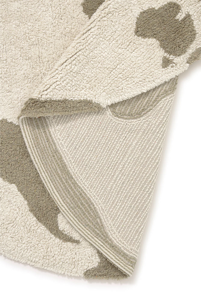 Rugcycled Washable Rug World Map