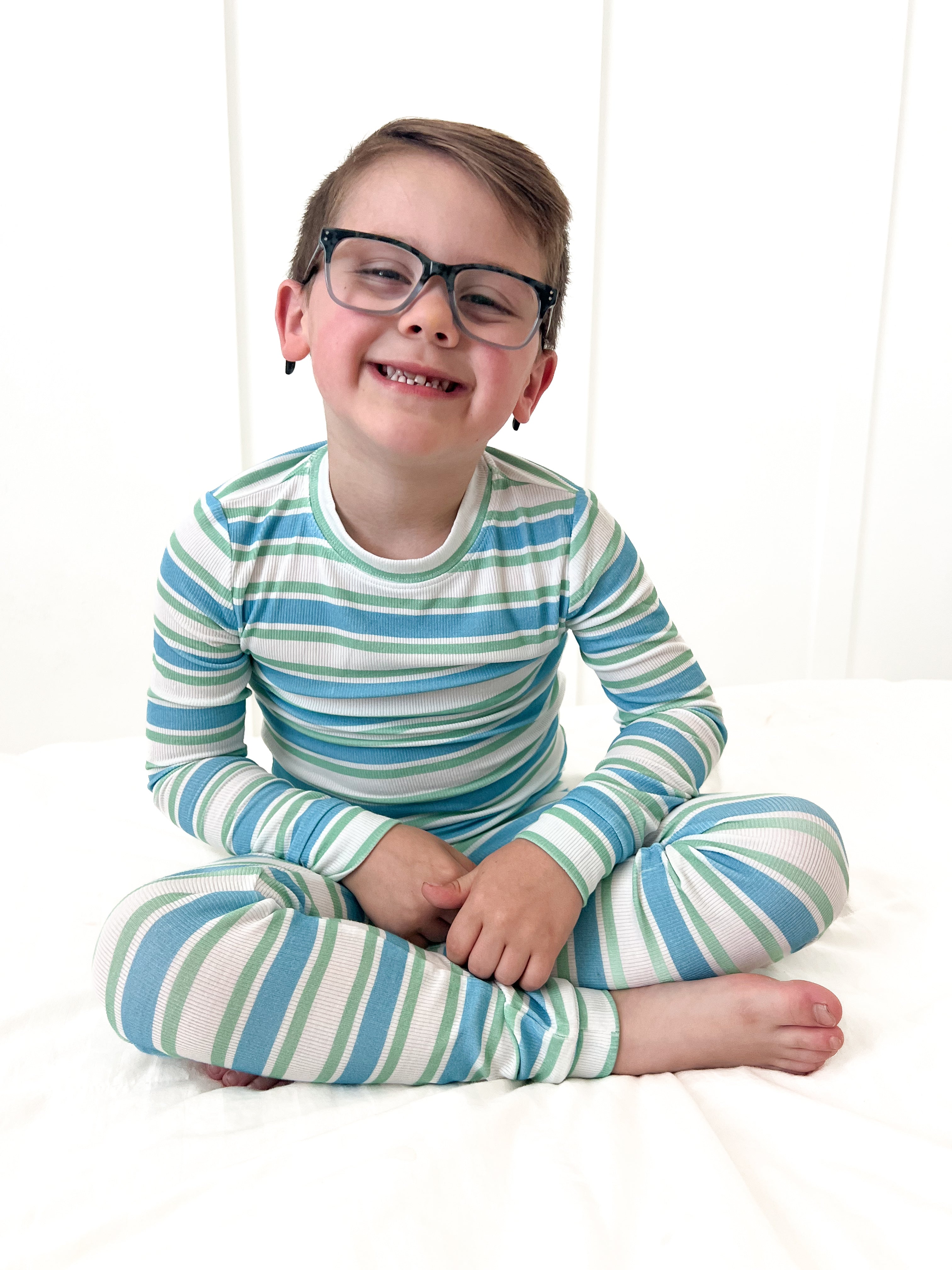 Lagoon Stripe | Two Piece Set