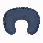 Dark Denim Ruffle Nursing Pillow Cover