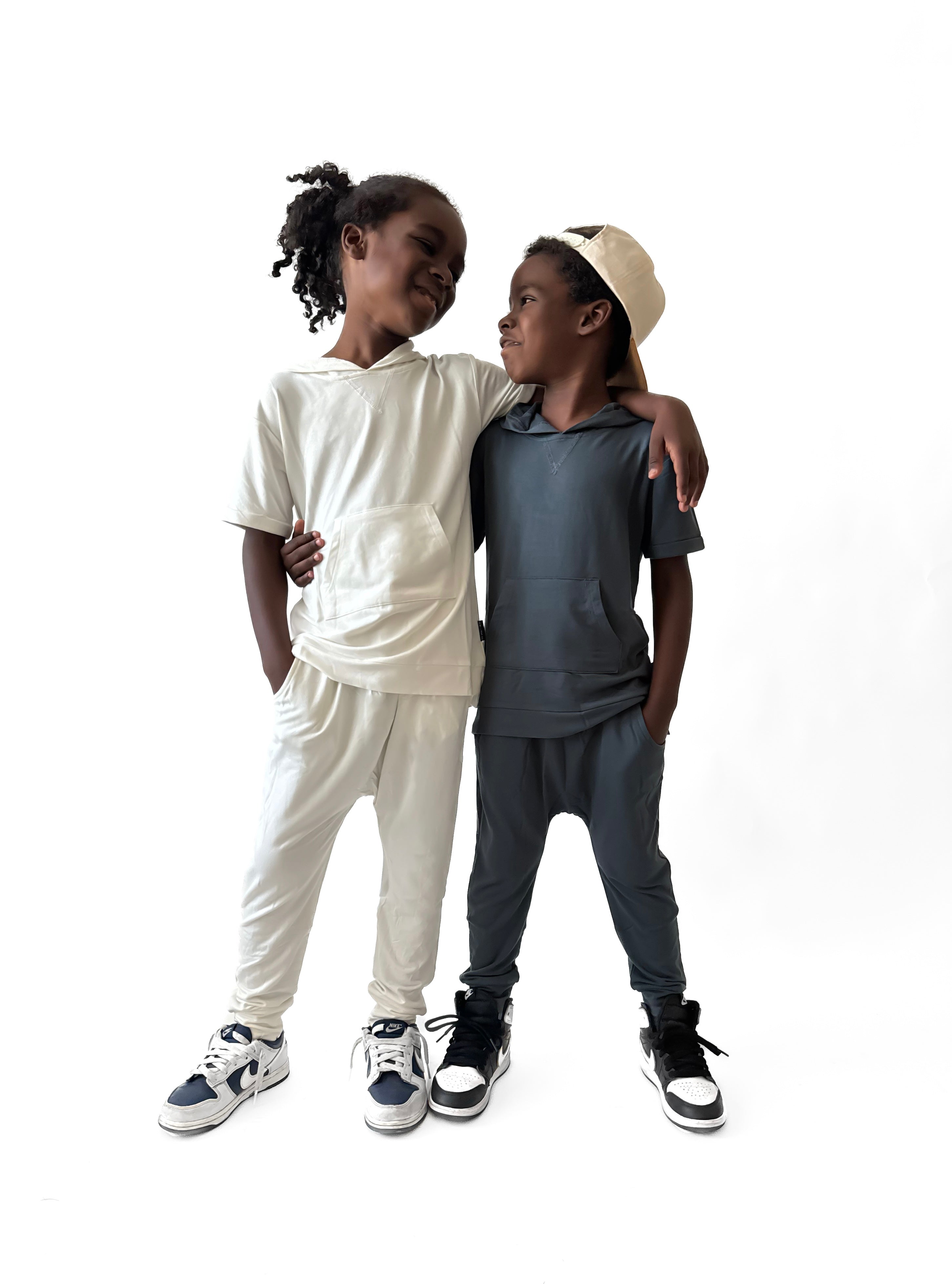 Bamboo Short Sleeve Hoodie - Malibu