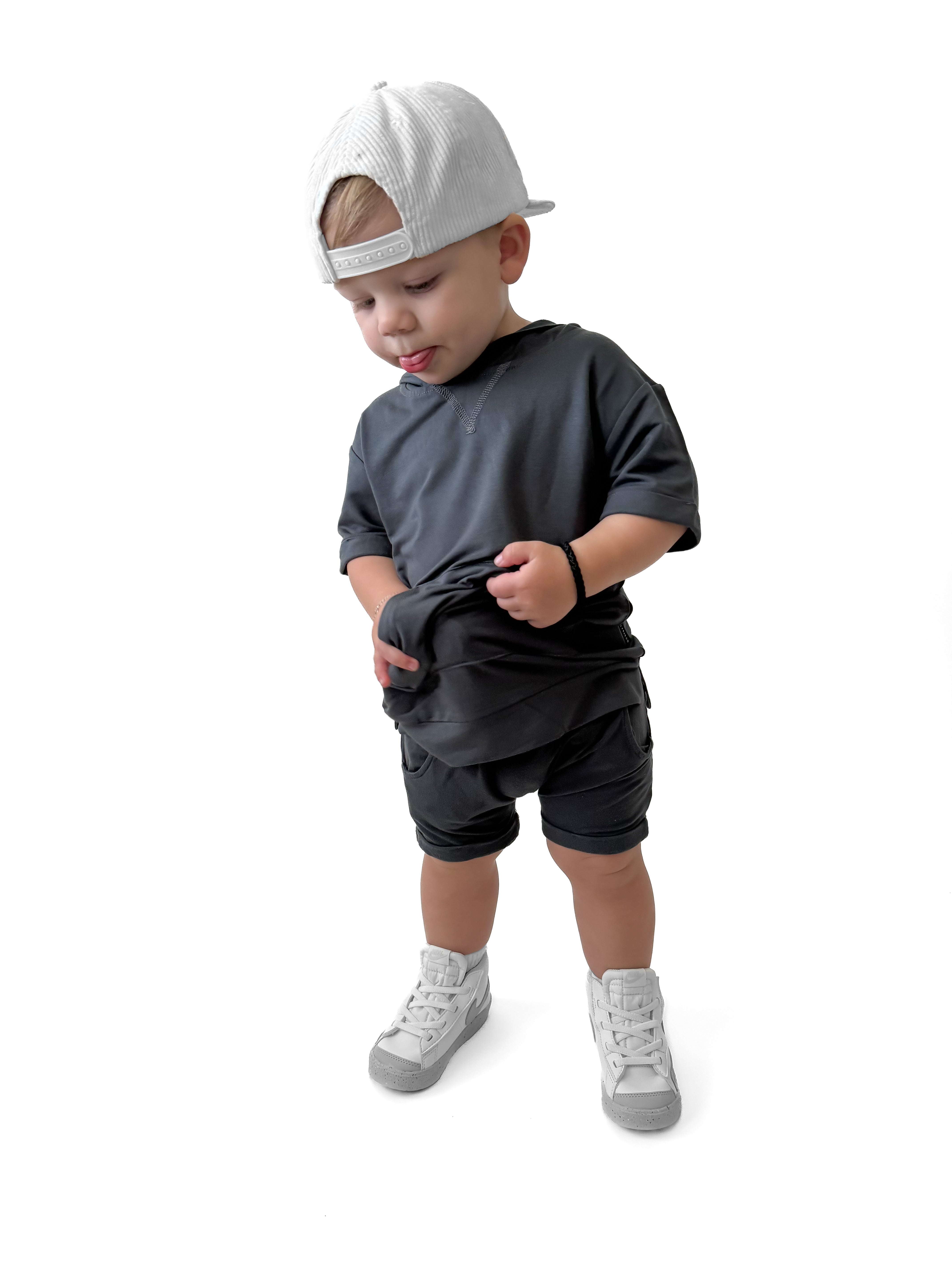 Bamboo Short Sleeve Hoodie - Malibu