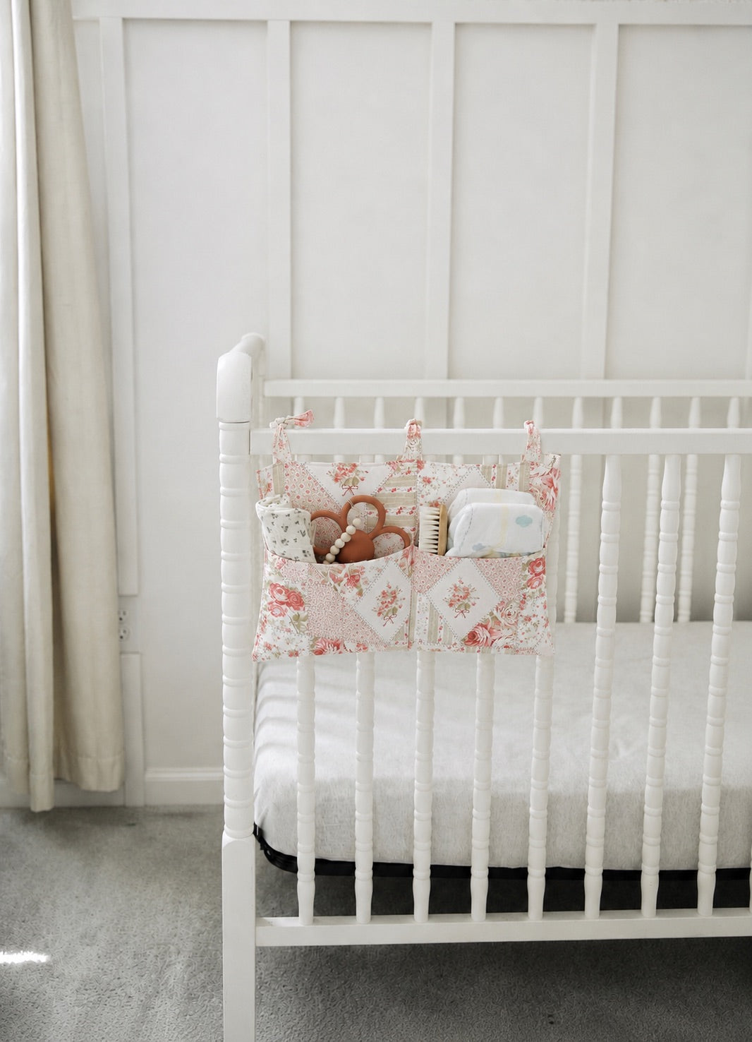 Baby Crib Diaper Caddy Storage Organizer Nursery Room