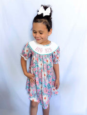 Smocked Big Sis Dress