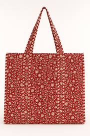 Crimson Bloom Tote