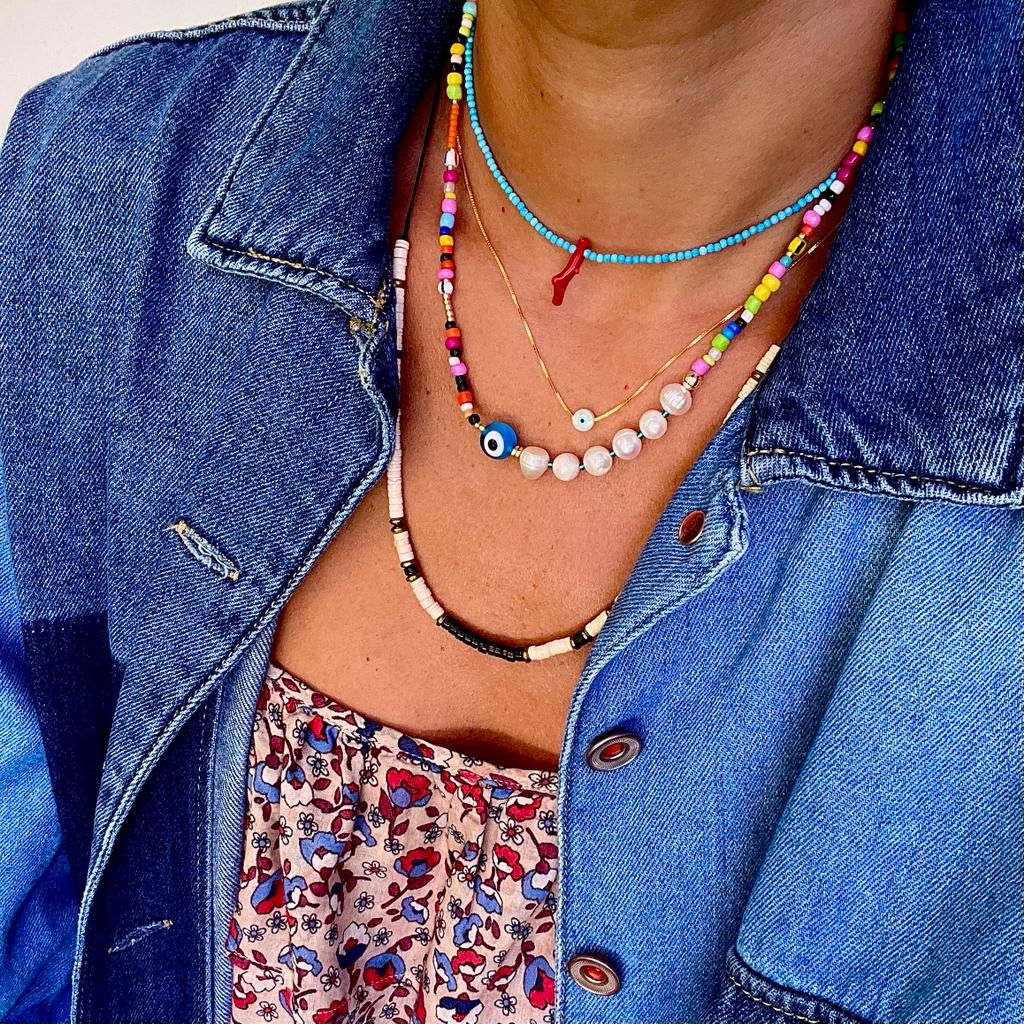 Azul Coral Dagger Choker