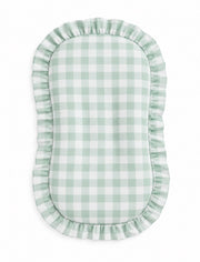 Light Green Checkered Baby Lounger Cover