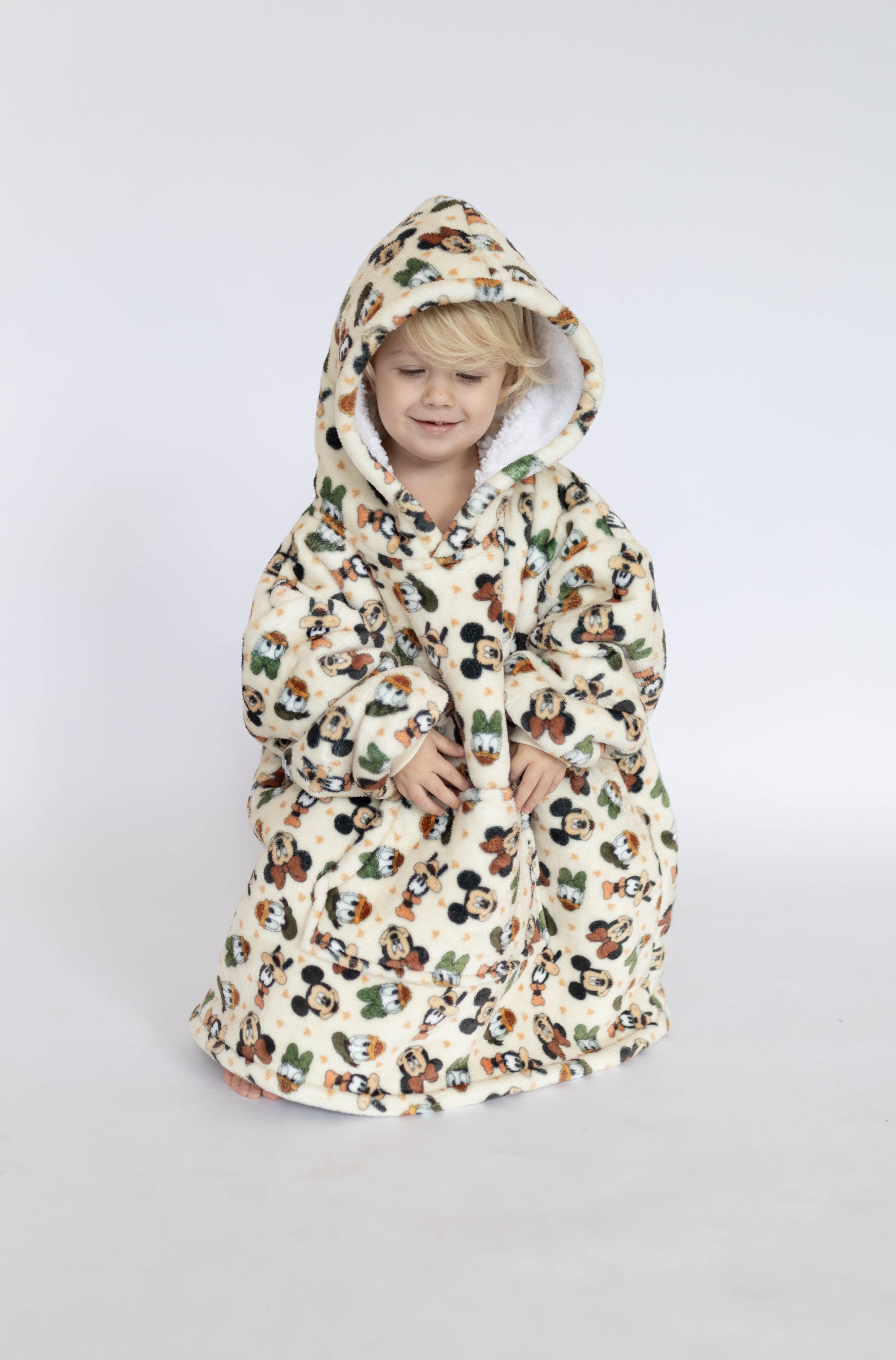 Mickey & Friends Sherpa Lined Hoodie Blanket